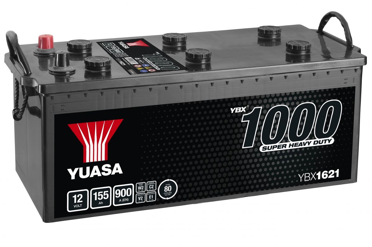 YUASA 629HD YBX1 SHD CARGO SUPER CIĘŻKI AKUMULATOR 12V 155AH YBX1621
