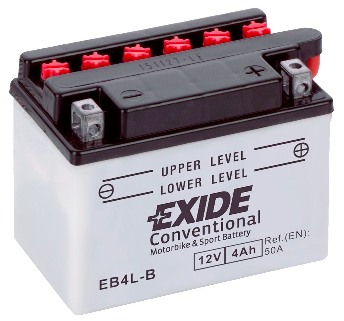 EXIDE EB4L-B 12V CONVENTIONAL MOTORCYCLE BATTERY