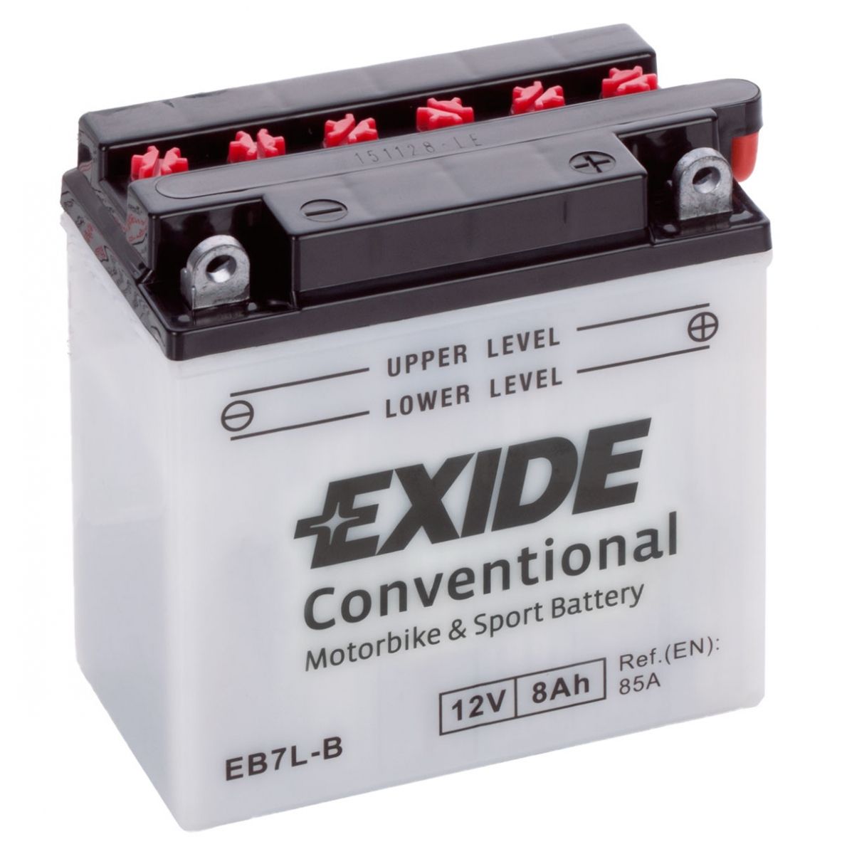 EXIDE EB7L-B 12V CONVENTIONAL MOTORCYCLE BATTERY