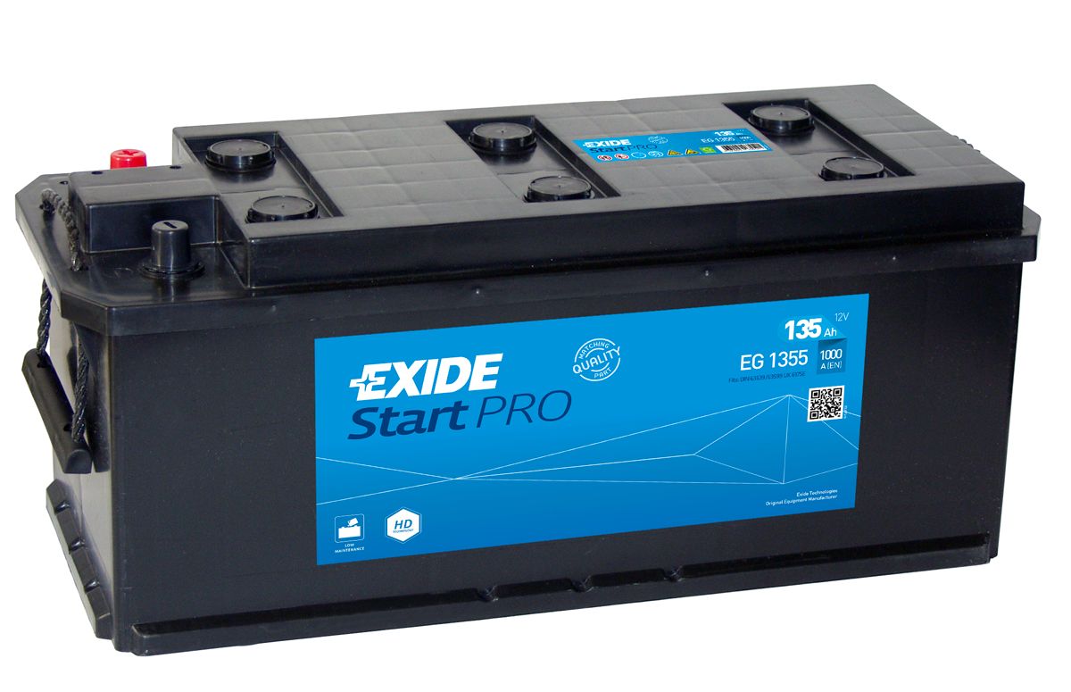 EXIDE W617SE START PRO CIĘŻKI KOMERCYJNY PROFESJONALNY AKUMULATOR 12V 135AH EG1355