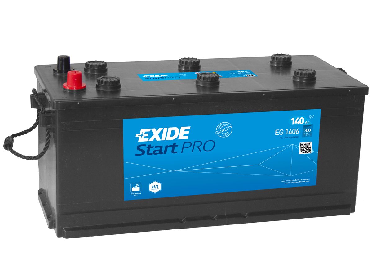 EXIDE W615SE START PRO CIĘŻKI KOMERCYJNY PROFESJONALNY AKUMULATOR 12V 140AH EG1406