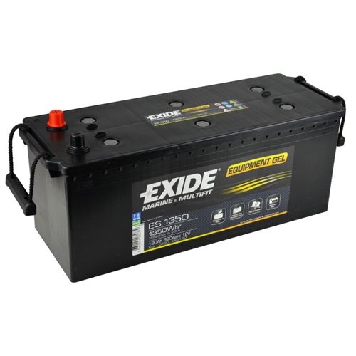 EXIDE ES1350 G120 MARINE LEISURE EQUIPMENT GEL BATTERY 120AH