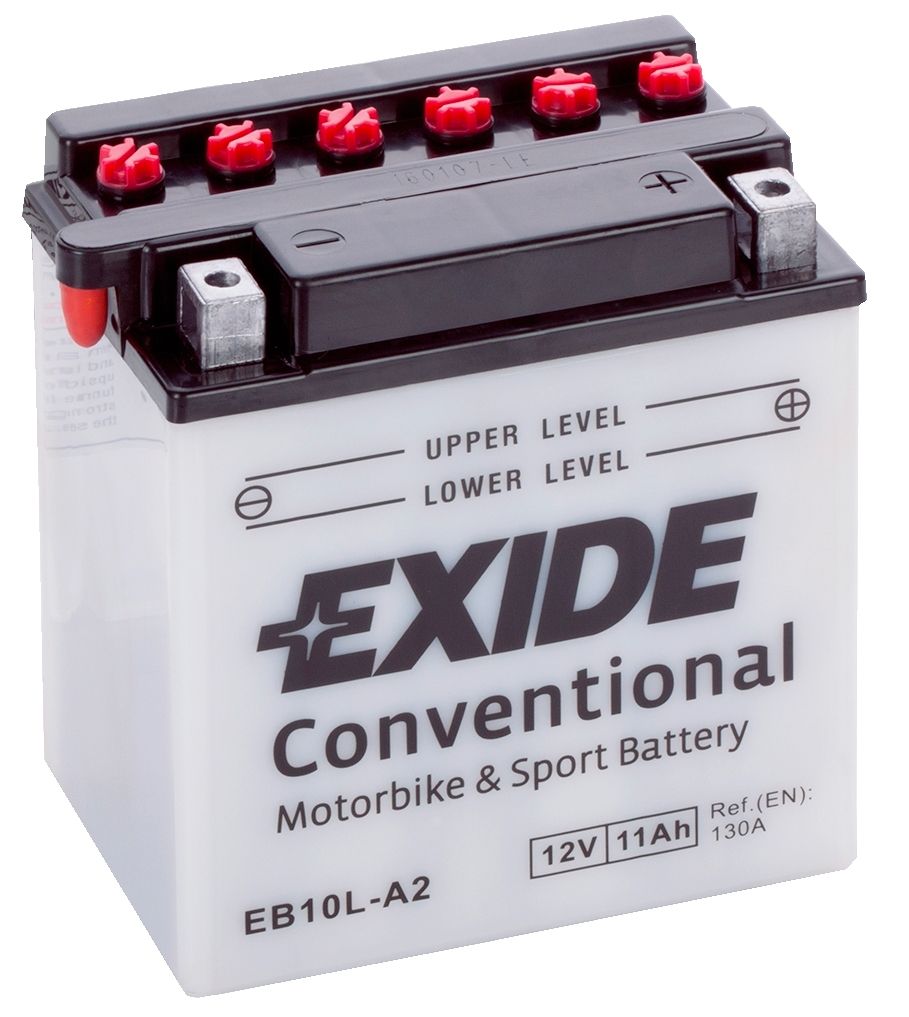 EXIDE EB10L-A2 12V CONVENTIONAL MOTORCYCLE BATTERY