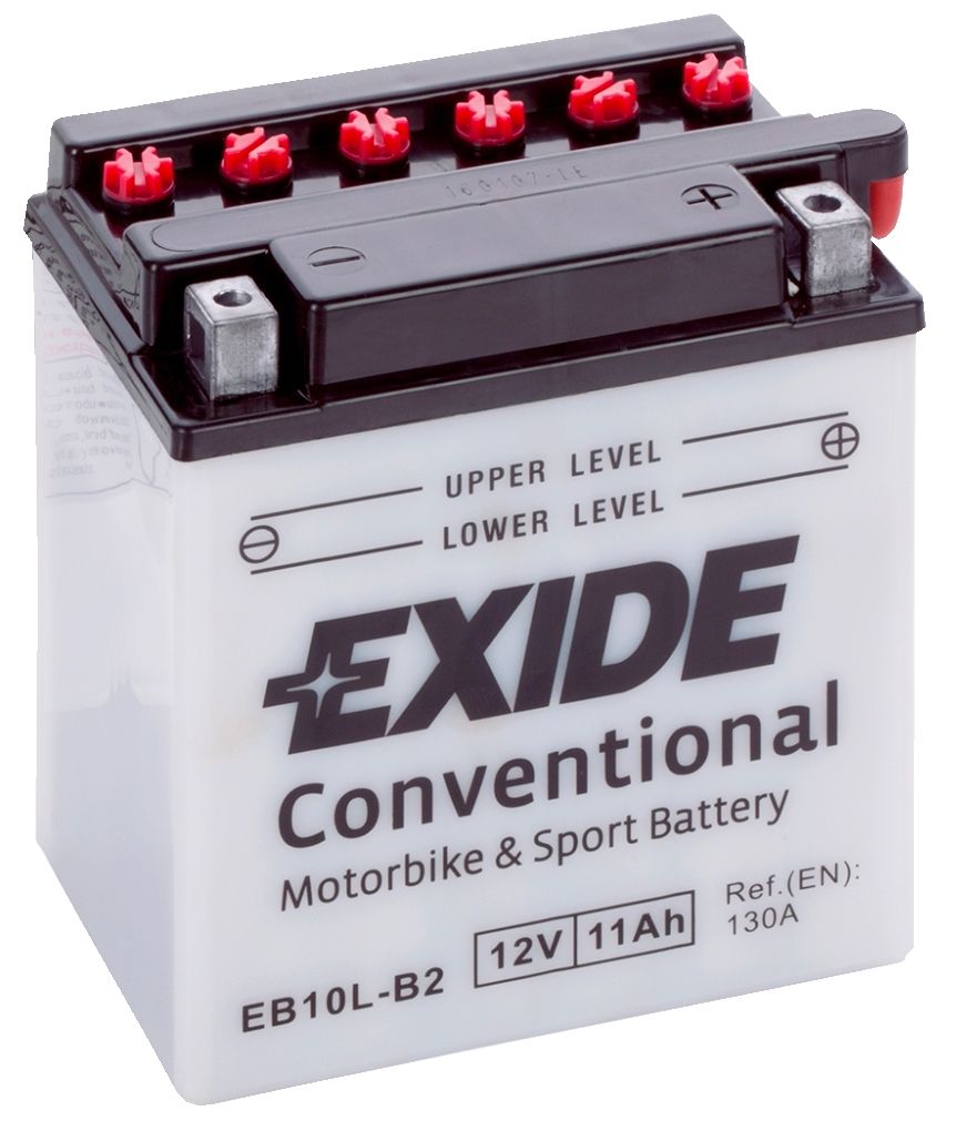 EXIDE EB10L-B2 12V CONVENTIONAL MOTORCYCLE BATTERY