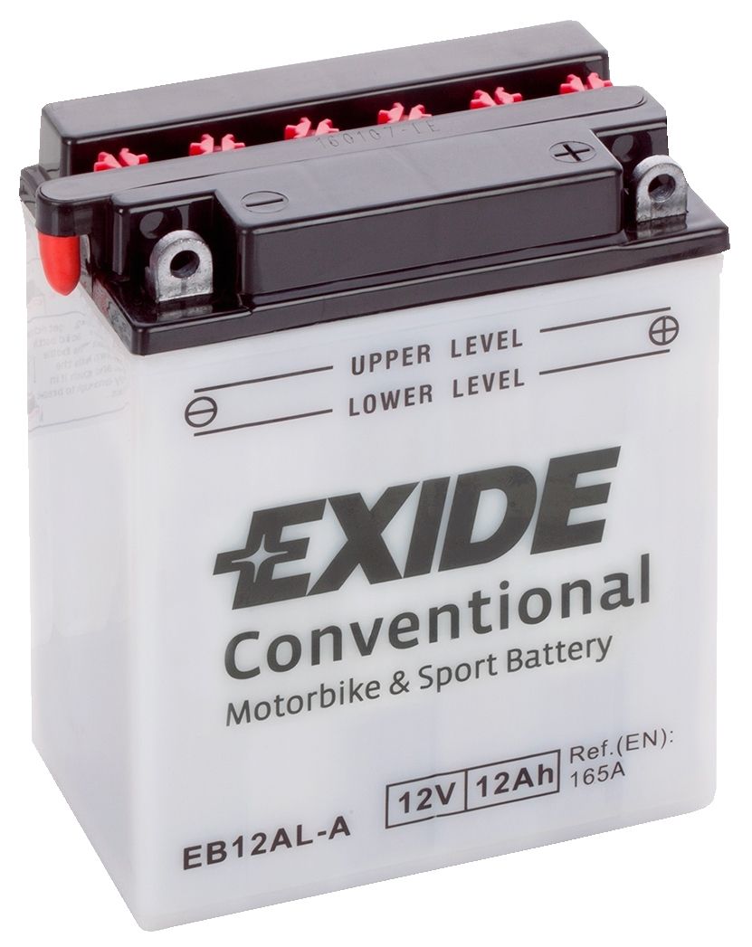 EXIDE EB12AL-A 12V CONVENTIONAL MOTORCYCLE BATTERY