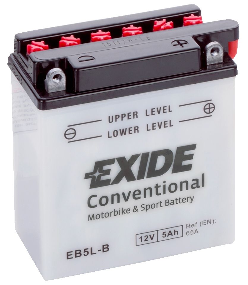EXIDE EB5L-B 12V CONVENTIONAL MOTORCYCLE BATTERY
