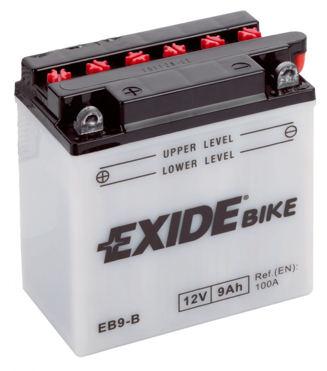 EXIDE EB9-B 12V CONVENTIONAL MOTORCYCLE BATTERY