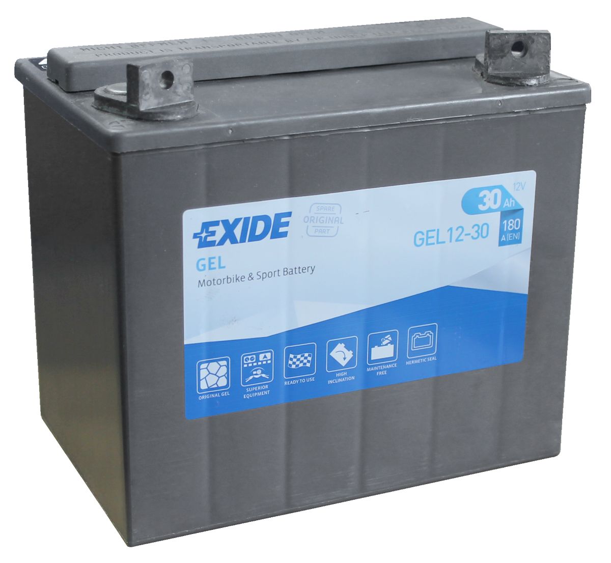 EXIDE GEL12-30 12-30 MOTORCYCLE BATTERY 12V 30AH