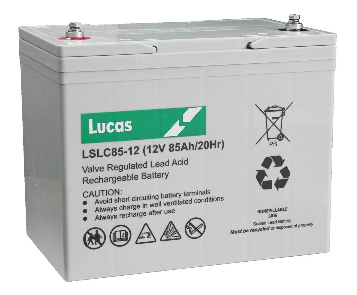 LUCAS LSLC85-12 SEALED BATTERY 12V 85AH