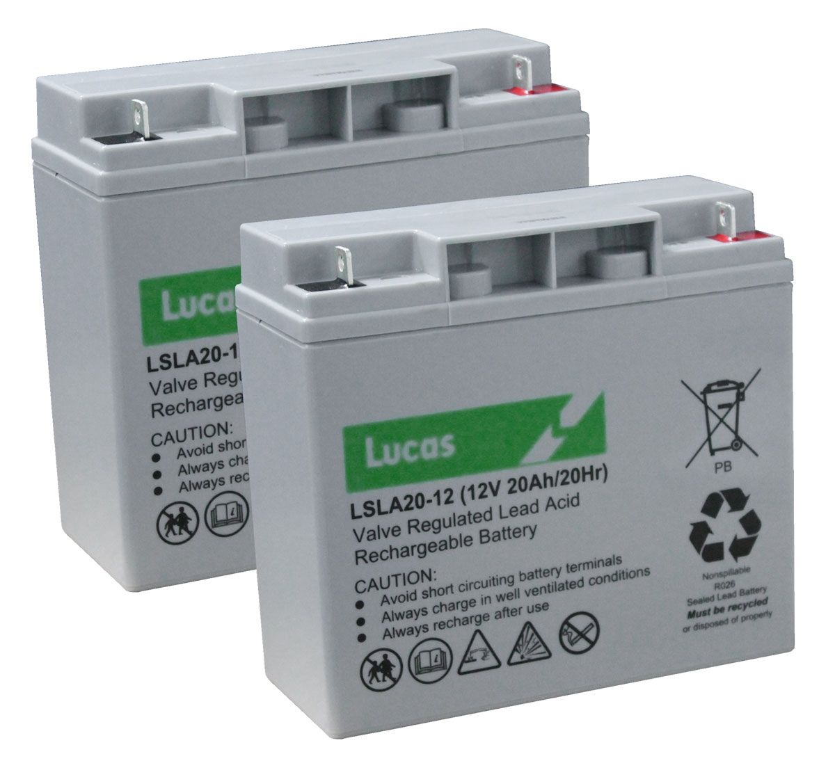 PARA AKUMULATORÓW MOBILNYCH LUCAS LSLA20-12 12V 20AH