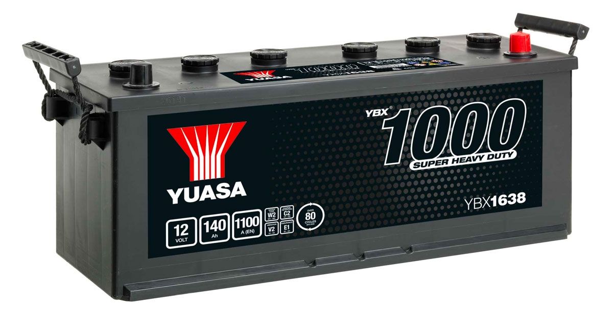 YUASA 638HD YBX1 SHD CARGO SUPER HEAVY DUTY BATTERY 12V 140AH YBX1638