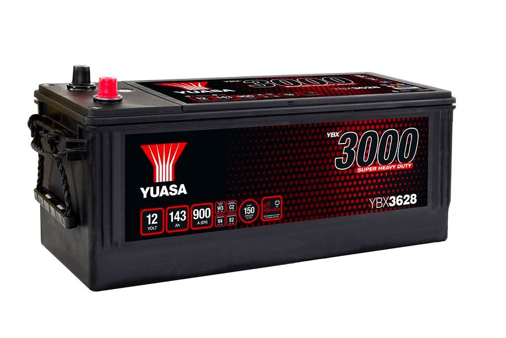 YUASA YBX3628 YBX3 SHD SUPER HEAVY DUTY BATTERY 628SHD