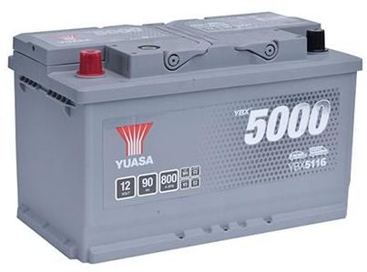 YUASA YBX5116 CAR BATTERY 90Ah 800A TYPE: 116