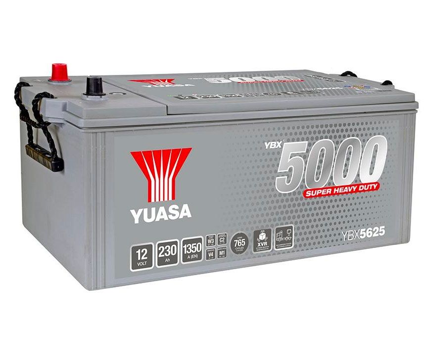 YUASA 725GM YBX5 SHD CARGO DEEP CYCLE GM BATTERY 12V 230AH YBX5625